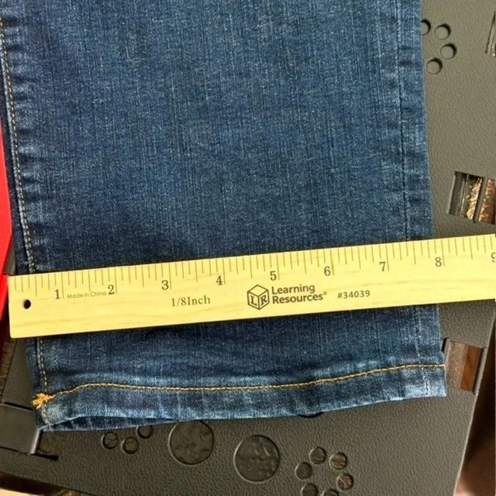 Lucky Brand 223 Straight Leg Dark Wash Blue Denim Jeans‎ Mens 34x28 Actual